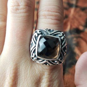 Sterling Silver Smoky Quartz Ring